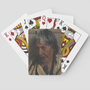 NZ Maori Leader Chieftaine Historische Kunst Spielkarten