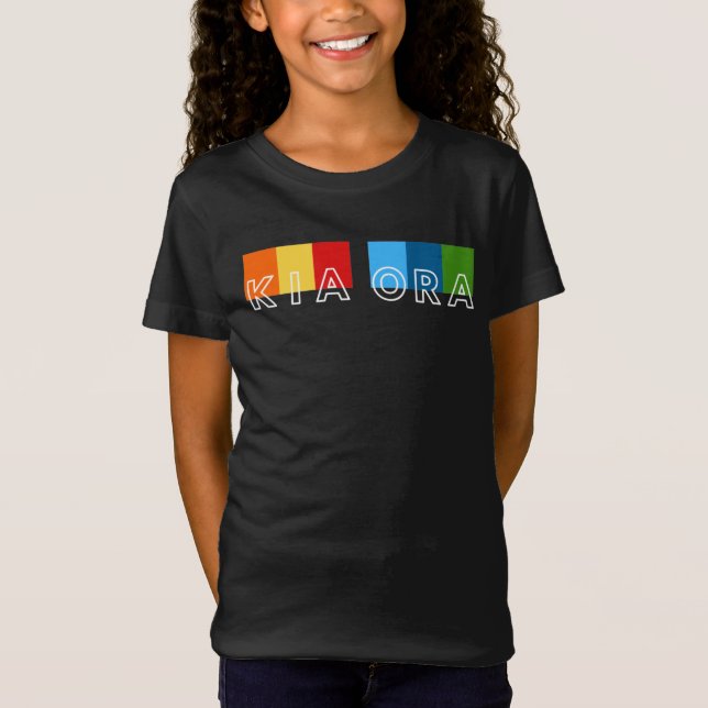 NZ MAORI SPRAGUAGE KIA ORA KA KITE NEW ZEALAND KIW T-Shirt (Vorderseite)