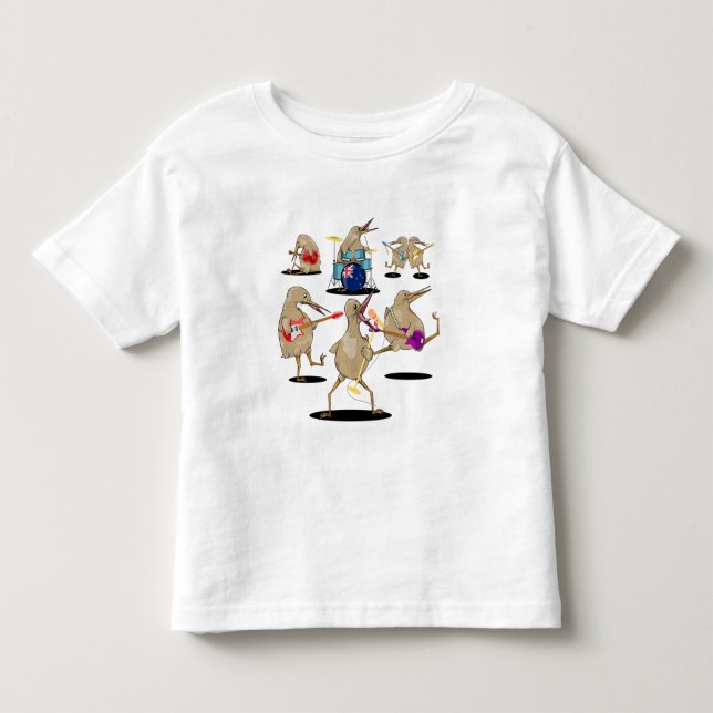 NZ Music Kiwi Band Kleinkind T-shirt (Vorderseite)