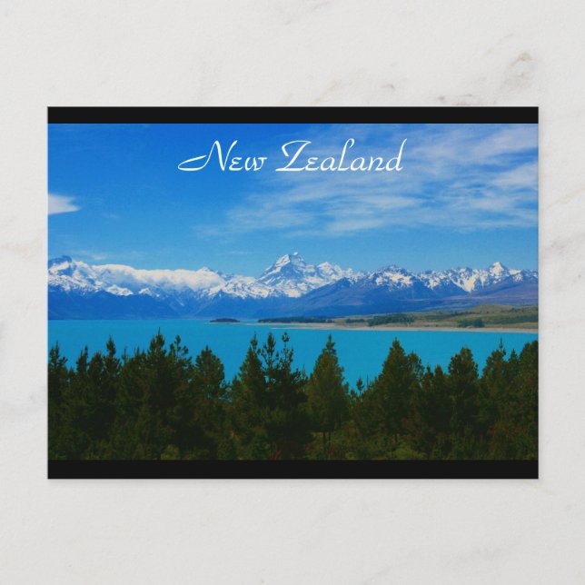 Nz Südalpen Postkarte (Vorderseite)