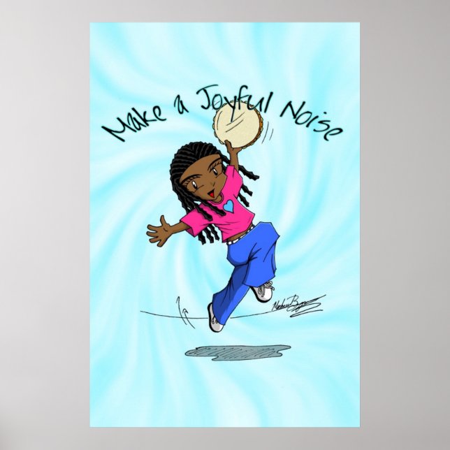 Nzinga - Make a Joyful Noise Blue - POSTER (Vorne)