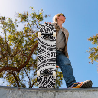 NZKULTUR-einzigartiges Māori-Design Skateboard
