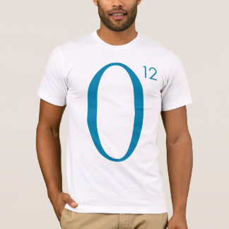 O12 blau/Front T-Shirt