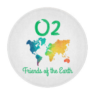 O2 - Freunde der Erde Schneidebrett