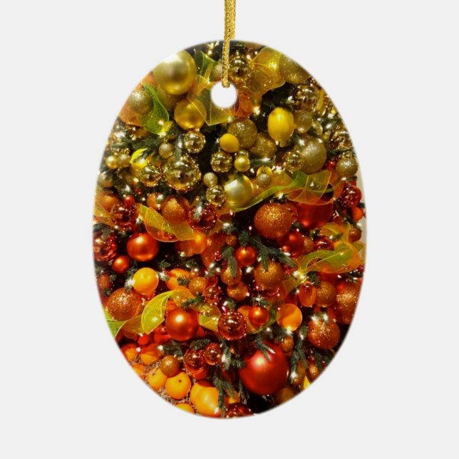 O Arbre À Citrus Ornement De Noël De Floride (Devant)