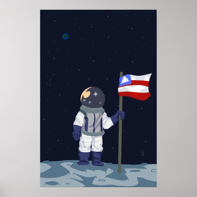 O astronauta poster (Vorne)