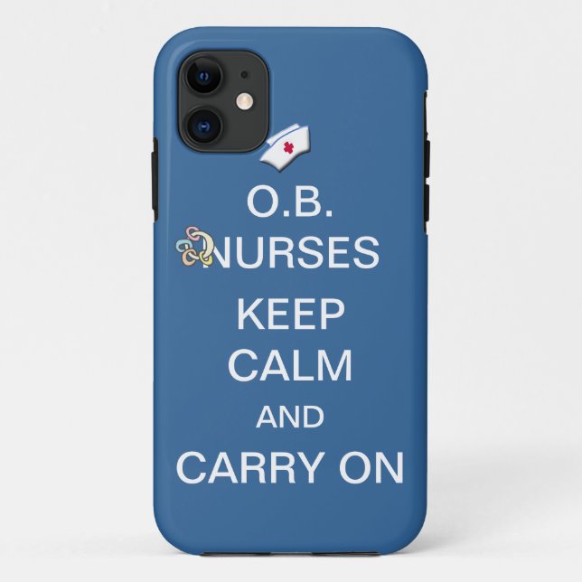 O.B. Krankenschwestern behalten Case-Mate iPhone Hülle (Rückseite)