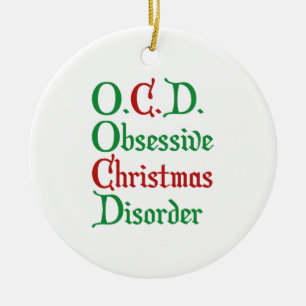 O.C.D. Zwangsstörung Keramikornament