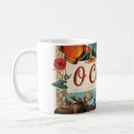 O Canada Collage – Vintage Patriotisch  Kaffeetasse