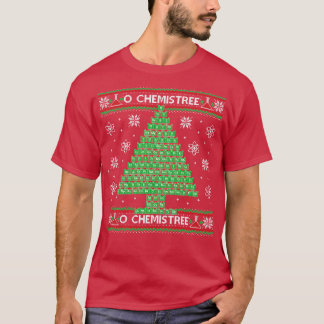 O Chemistree Periodic Table Chemist Weihnachtsbaum T-Shirt