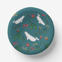 O Christmas Beluga Whale Illustration Holiday