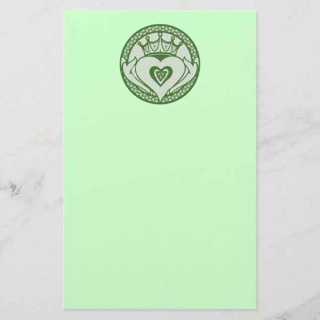 O' Claddagh Briefpapier (Vorderseite)
