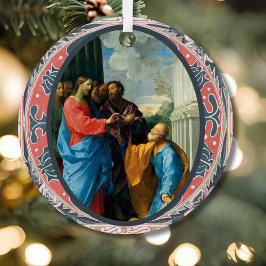 O Clavis David Schlüssel Davids Advent Schmuck Ornament Aus Metall