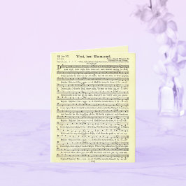 "O Come, O Come, Emmanuel" Carte de voeux de l'Ave