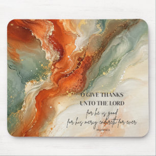 O DANKET DEM HERRN Erntedankgeschenk Mousepad