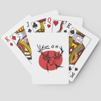 O Dear O Dear Red Retro Classic Design  Spielkarten