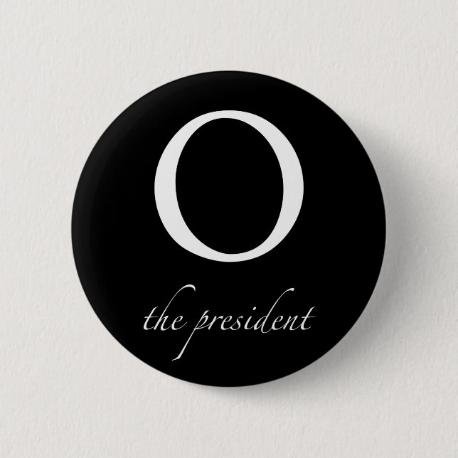 O | der Präsident Knopf Button (Vorderseite)