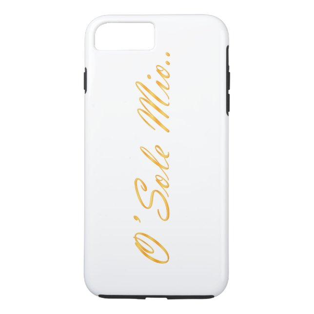 O-einziger Mio-, dekorativer Steigungstext Case-Mate iPhone Hülle (Rückseite)