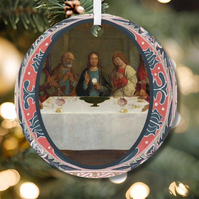 O Emmanuel Renaissance Christian Art Jesse Tree Ornament Aus Metall (Von Creator hochgeladen)