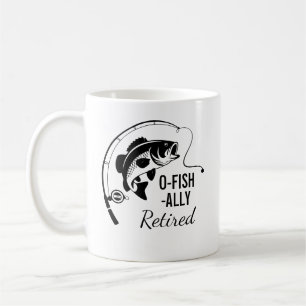 O-Fisch-lich Ruhestand Lustiger Angler-Ruhestand Kaffeetasse