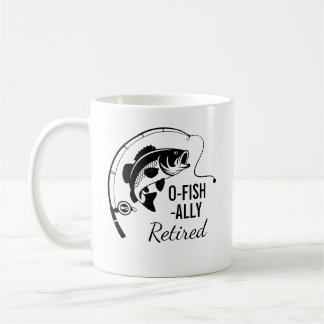 O-Fisch-lich Ruhestand Lustiger Angler-Ruhestand Kaffeetasse
