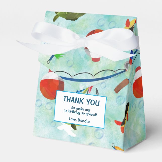 O-Fisch-verwandter Fischertag Geschenkschachtel (Vorderseite)