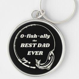 O-Fish-ally Best Vater Schlüsselanhänger