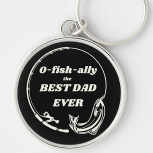 O-Fish-ally Best Vater Schlüsselanhänger