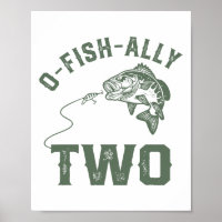 O-fish-ally Deux décorations d'anniversaire 2e ann