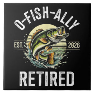 O-Fish-Ally Im Ruhestand 2026 Fischer Angeln Fliese