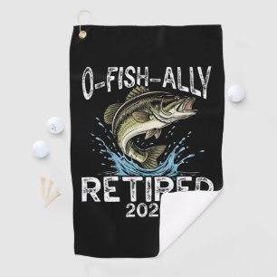 O-Fish-Ally Im Ruhestand 2026 Humor Lustig Golfhandtuch