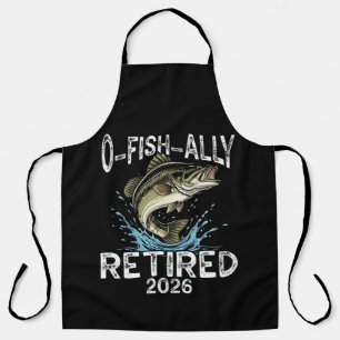 O-Fish-Ally Im Ruhestand 2026 Humor Lustig Schürze
