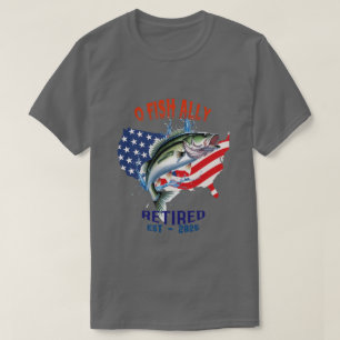 "O-FISH-ALLY Remüde:Proud, Free, and Fishing 2025 T-Shirt