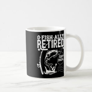 O-fish-ell seit 2024 Ruhestand Angelrente Kaffeetasse
