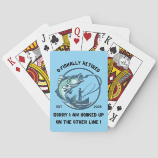 O-Fishally Retired Playing Cards, Retirement Gift Spielkarten