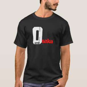 O für Osaka Street Food Hauptstadt Japan T-Shirt