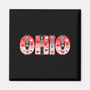 O-h-i-o Lustige Skelette Ohio In Midwestern Valent Magnet