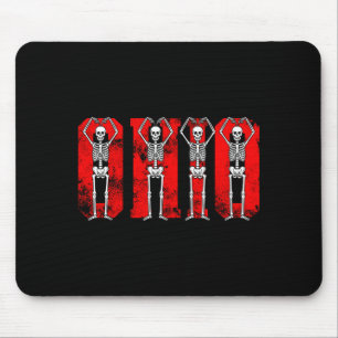 O-h-i-o Lustige Skelette Ohio In Mittlerem Valenti Mousepad