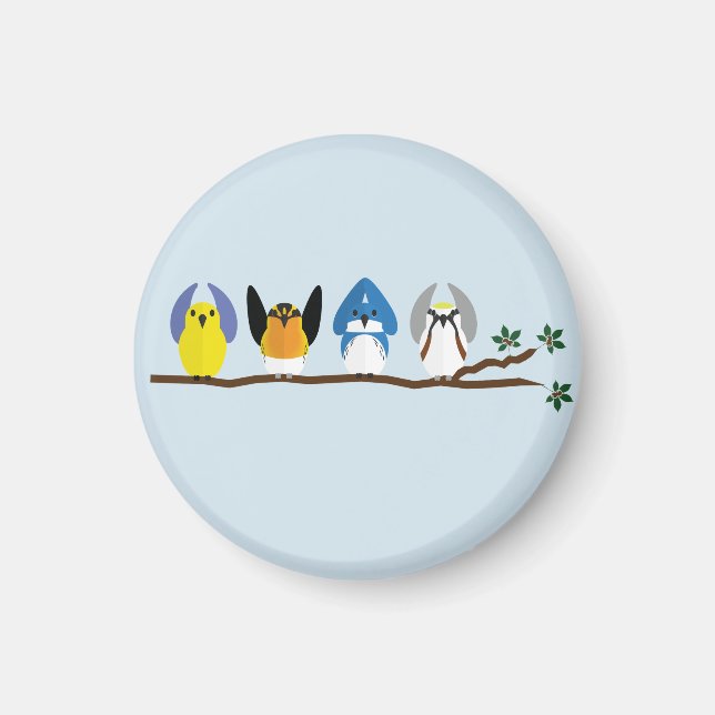 O-H-I-O Warblers Magnet (Vorne)