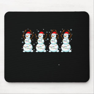 O-h-i-o Weihnachts-Schneemann Ohio Vintage und Mit Mousepad
