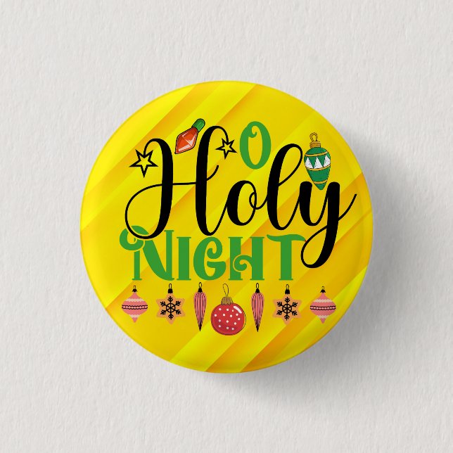 O Heilige Nacht Button (Vorderseite)