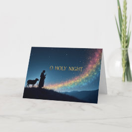 O Heilige Nacht – Licht der Liebe Dankeskarte