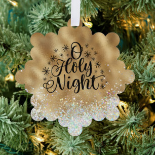 O Heilige Nacht Ornament Karte