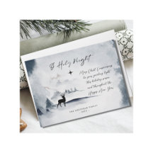 O Heilige Nacht Winterwald Majestic Deer