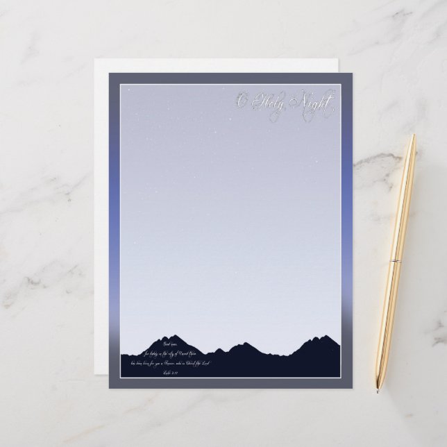 O Heilige Nachtschrift (Vorderseite/Rückseite Beispiel)