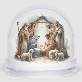 O Holy Night – Nativity Under Starlight Schneekugeln