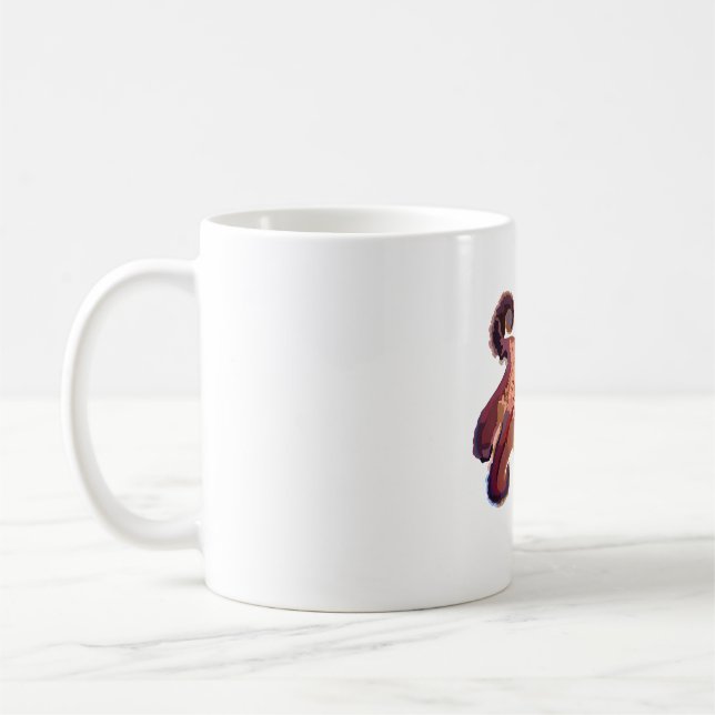 O ist für Octopus Kaffeetasse (Links)