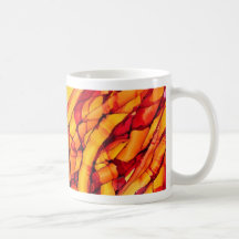 O ist für orange Alphabetkunst-Tasse