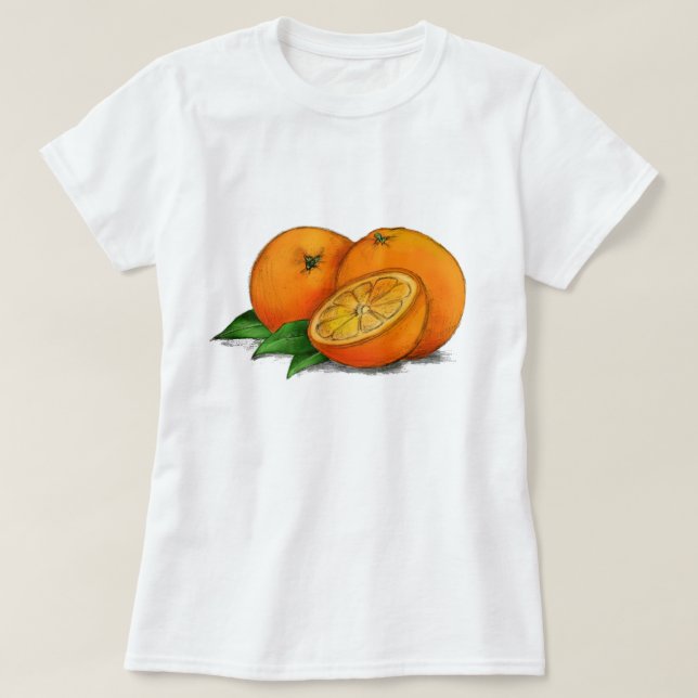 O ist für Orangen T-Shirt (Design vorne)