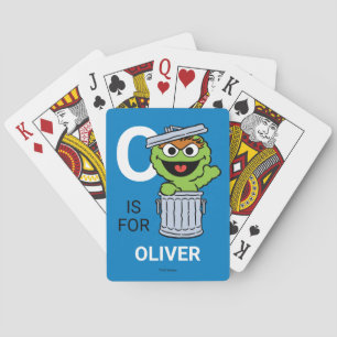 O ist für Oscar der Grouch   Spielkarten